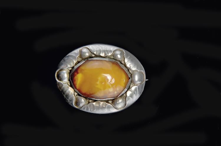 Hauptbild zu Objekt, Brosche, um 1915, Georg Jensen, Georg Jensen, Kopenhagen, 120 786
