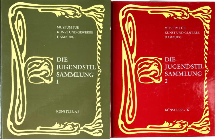 Hauptbild zu Objekt, Two books: Museum for Arts and Crafts Hamburg, Jugendstilsammlung vol. 1 and 2, Fachliteratur, 120 858