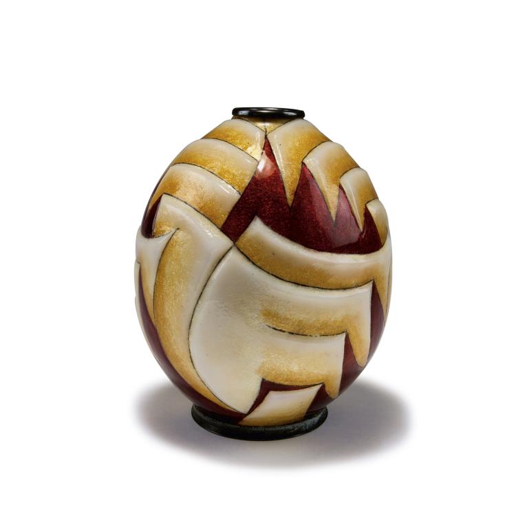 Hauptbild zu Objekt, Vase, c1928, Faur&eacute;, Camille, Limoges, 120 696