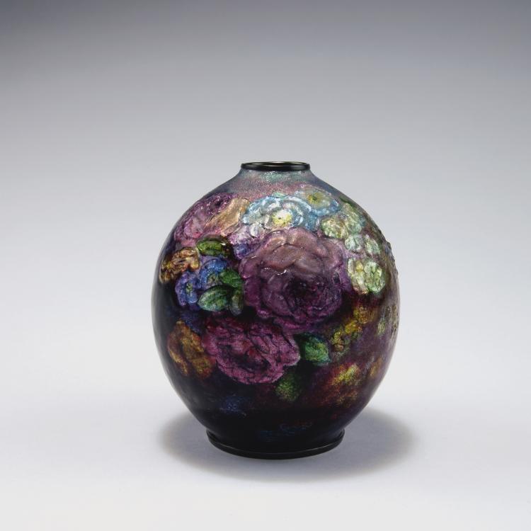 Hauptbild zu Objekt, Small vase, c1920, Faur&eacute;, Camille, Limoges, 120 692