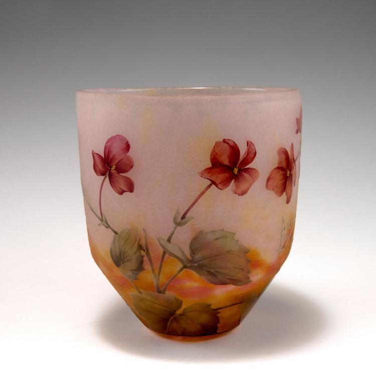 Bild 1 zu Objekt, 'An&eacute;mones' vase, c1910, Daum Fr&egrave;res, Nancy, 120 82