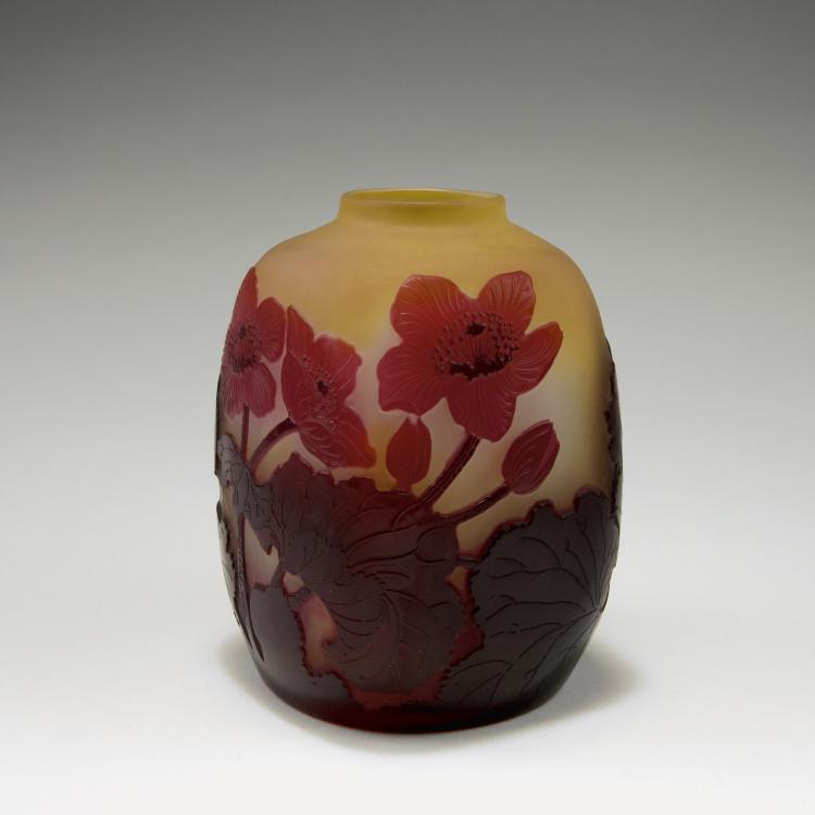 Hauptbild zu Objekt, 'An&eacute;mones' vase, 1920s, Gall&eacute;, Emile, Nancy, 120 266