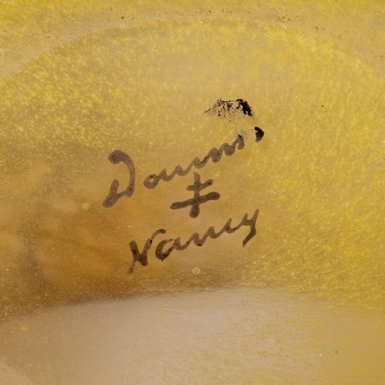 Bild 2 zu Objekt, 'Cr&eacute;puscule neige' or 'Paysage hiver' vase, c1906, Daum Fr&egrave;res, Nancy, 120 50