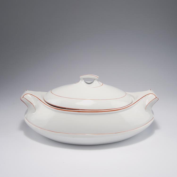 Hauptbild zu Objekt, Gro&szlig;e Gem&uuml;sesch&uuml;ssel 'Peitschenhieb', 1903/04, Henry van de Velde, Meissen, KPM, 120 520