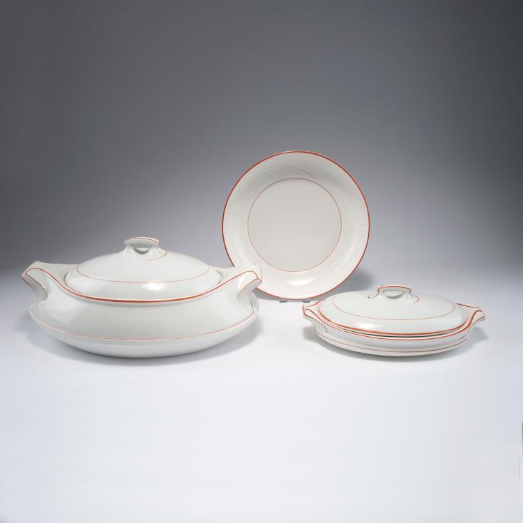 Bild 1 zu Objekt, Kleine Gem&uuml;sesch&uuml;ssel 'Peitschenhieb', 1903/04, Henry van de Velde, Meissen, KPM, 120 521