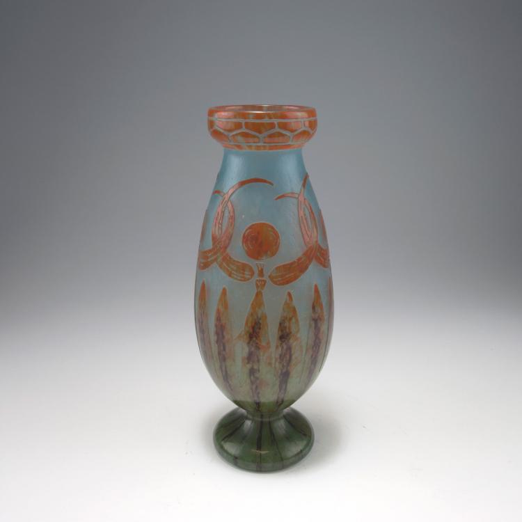 Bild 1 zu Objekt, 'Libellules' vase, 1919-21, Schneider, Epinay-sur-Seine, 120 332