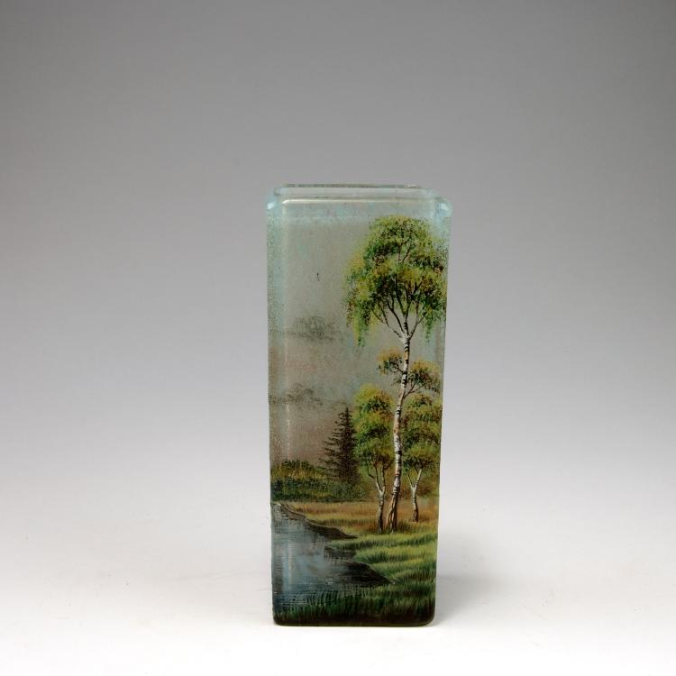 Bild 1 zu Objekt, Vase with landscape, 1920s, Lamartine, Paris, 120 288