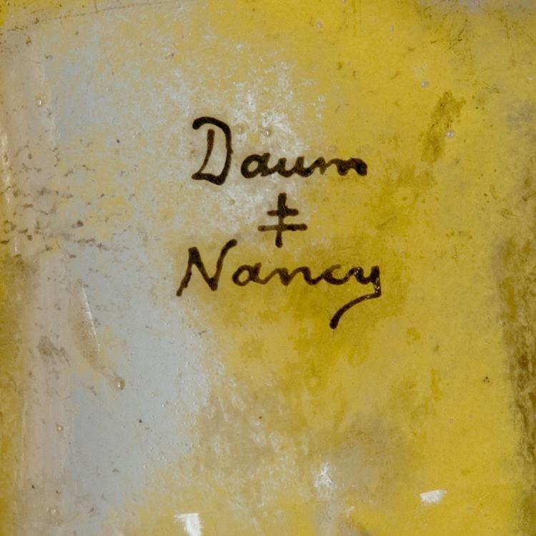 Bild 4 zu Objekt, 'Cr&eacute;puscule neige' or 'Paysage hiver' vase, c1906. , Daum Fr&egrave;res, Nancy, 120 47