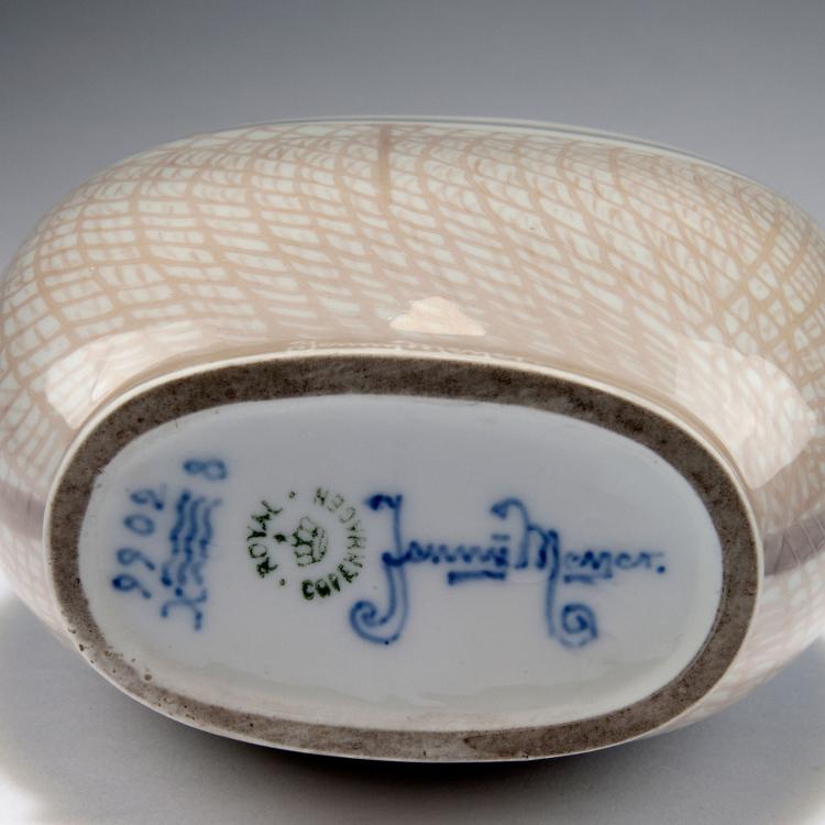 Bild 2 zu Objekt, 'Sunset' unicum vase, 1908, Jenny Sophie Meyer, Kopenhagen, KPM, 120 513