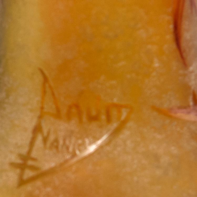 Bild 2 zu Objekt, 'Chardons' vase, 1897, Daum Fr&egrave;res, Nancy, 120 18