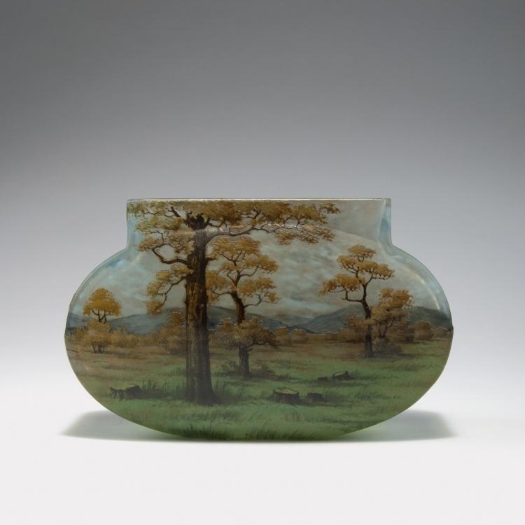 Hauptbild zu Objekt, 'Messidor' jardiniere, 1908, Daum Fr&egrave;res, Nancy, 120 54