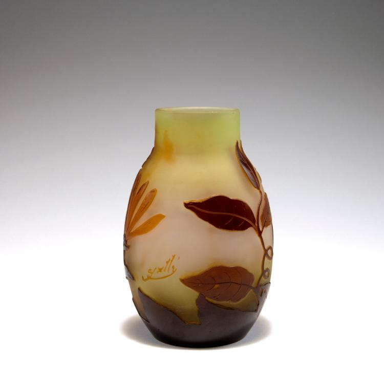 Bild 1 zu Objekt, 'Ch&egrave;vre-feuille' vase, 1906-14, Gall&eacute;, Emile, Nancy, 120 218