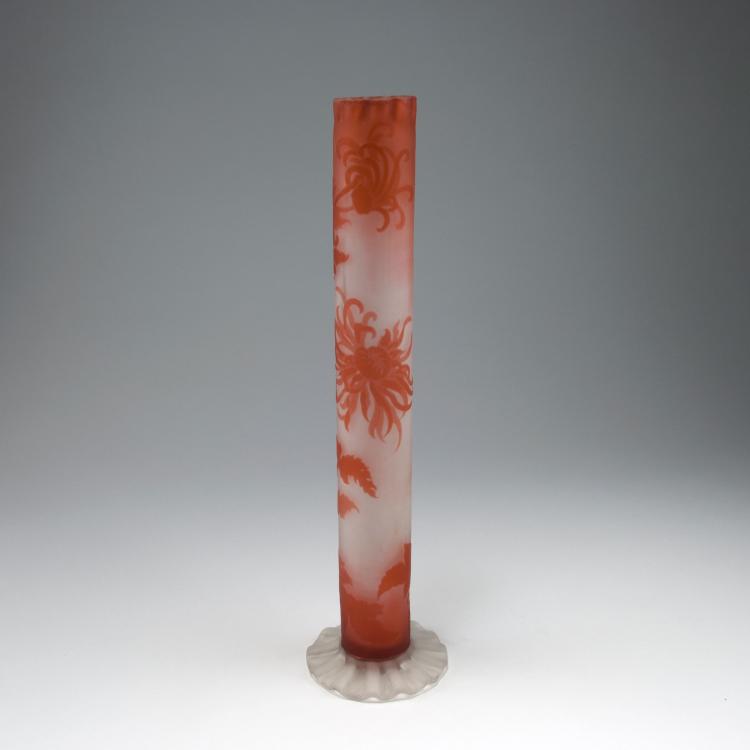 Bild 1 zu Objekt, Tall 'Chrysanth&egrave;mes' vase, c1900, Gall&eacute;, Emile, Nancy, 120 161