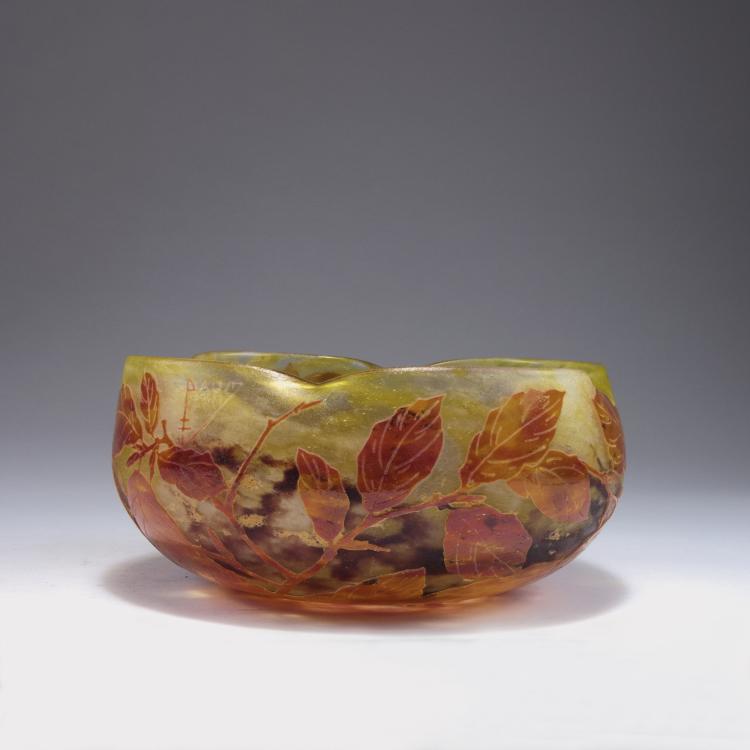 Hauptbild zu Objekt, 'H&ecirc;tre roux' bowl, 1910, Henri Berg&eacute;, Daum Fr&egrave;res, Nancy, 120 58