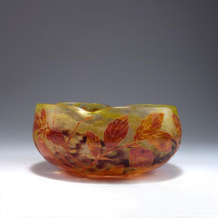 Bild 1 zu Objekt, 'H&ecirc;tre roux' bowl, 1910, Henri Berg&eacute;, Daum Fr&egrave;res, Nancy, 120 58