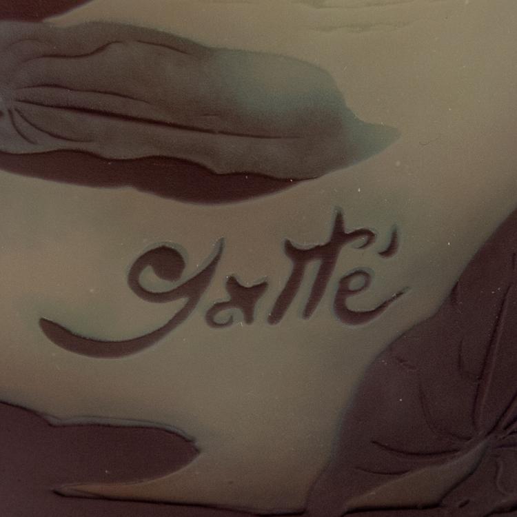 Bild 2 zu Objekt, 'N&eacute;nuphars et sagittaire' vase, 1906-14, Gall&eacute;, Emile, Nancy, 120 215