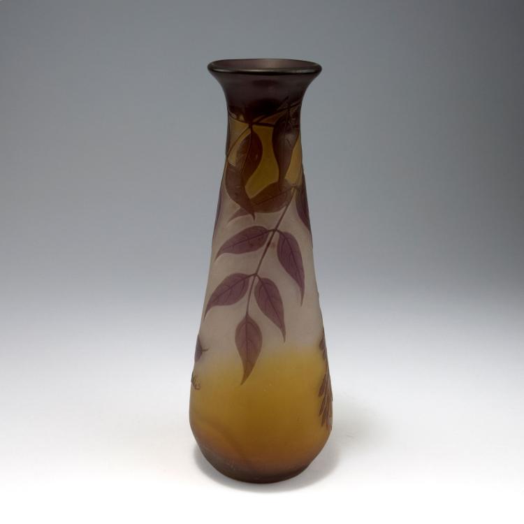 Bild 1 zu Objekt, 'Glycines' vase, 1902/03, Gall&eacute;, Emile, Nancy, 120 169