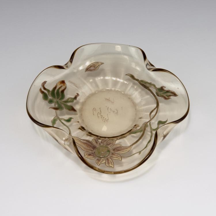 Hauptbild zu Objekt, 'Dahlias' bowl, 1890-94, Gall&eacute;, Emile, Nancy, 120 135