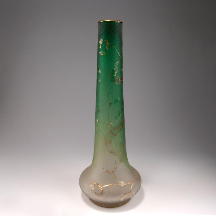 Bild 1 zu Objekt, 'Au gui, l'an neuf' vase, 1897, Daum Fr&egrave;res, Nancy, 120 19
