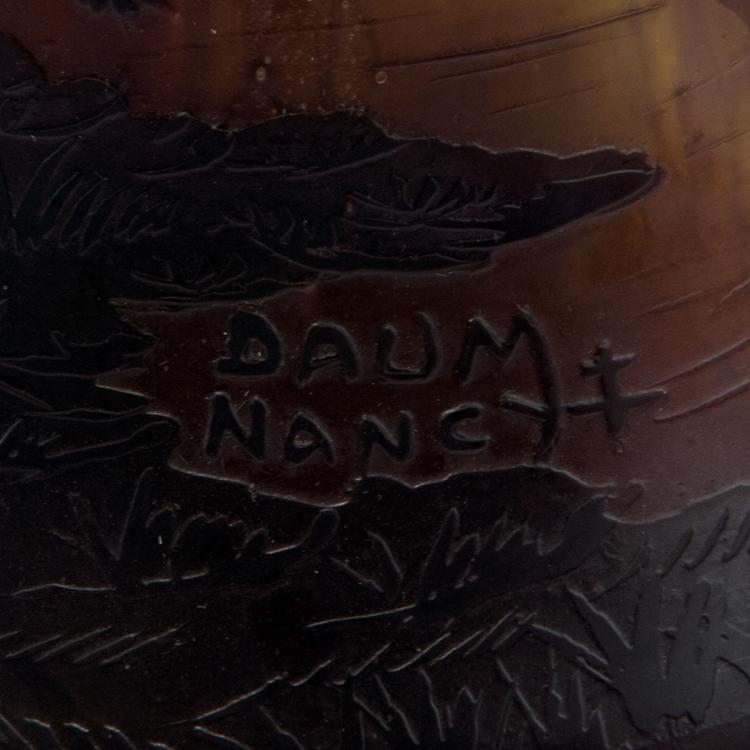 Bild 2 zu Objekt, 'Voiliers, soleil couchant' vase, c1910, Daum Fr&egrave;res, Nancy, 120 96