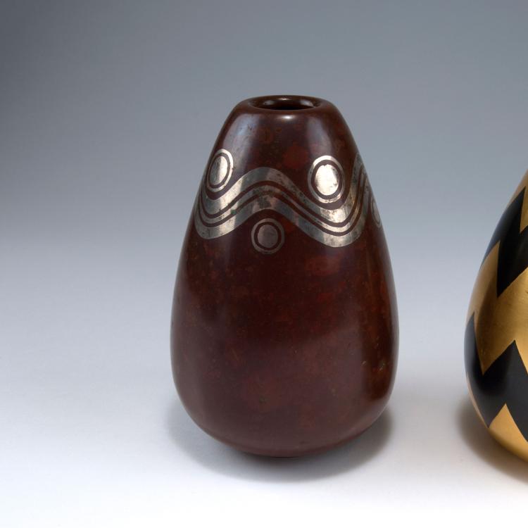 Bild 1 zu Objekt, Four 'Dinanderie' vases, c1928, Christofle, Paris, 120 677