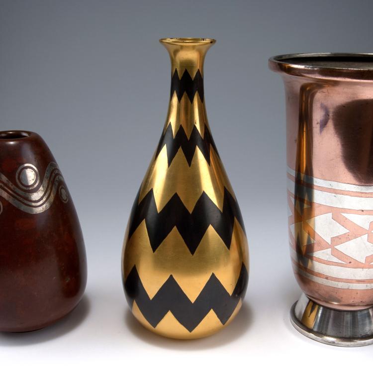 Bild 2 zu Objekt, Four 'Dinanderie' vases, c1928, Christofle, Paris, 120 677