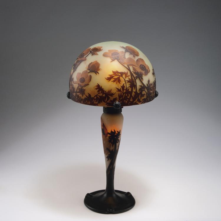 Hauptbild zu Objekt, 'An&eacute;mones' table light, c1920, Muller Fr&egrave;res, Lun&eacute;ville, 120 305