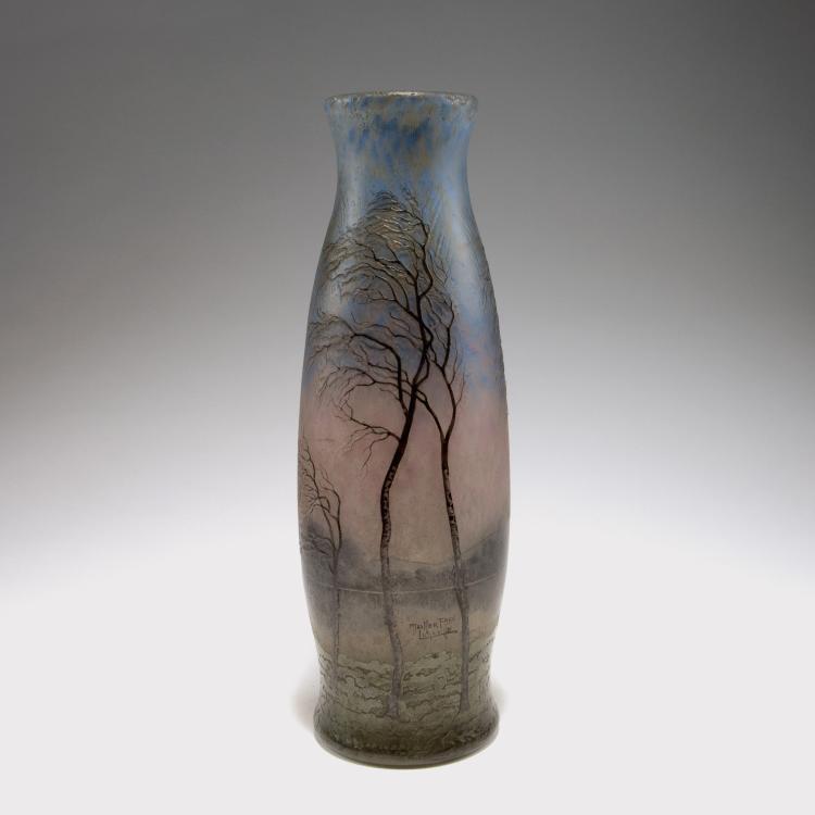 Hauptbild zu Objekt, 'Branches tortur&eacute;es' vase, c1920, Muller Fr&egrave;res, Lun&eacute;ville, 120 307