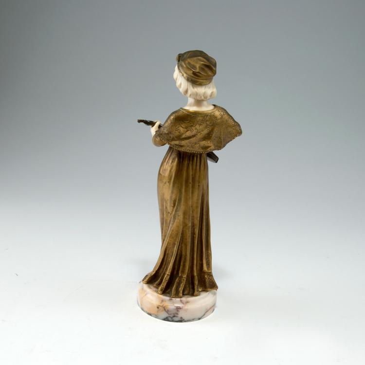 Bild 2 zu Objekt, Violin player, c1910, Affortunato Gory, 120 440