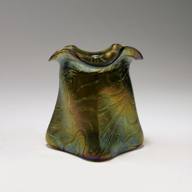 Hauptbild zu Objekt, Vase, c1900, Heckert, Fritz, Petersdorf, 120 359