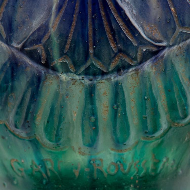 Bild 2 zu Objekt, 'Lotus' vase with handles, 1924, Gabriel Argy-Rousseau, Argy-Rousseau, Gabriel, Paris, 120 1