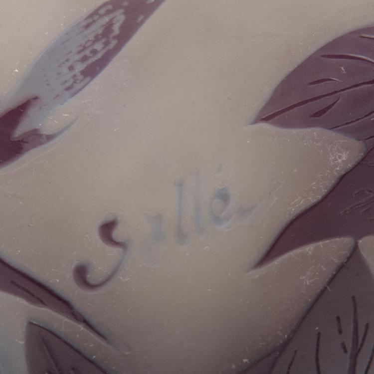 Bild 2 zu Objekt, 'Pervenche' vase, 1906-14, Gall&eacute;, Emile, Nancy, 120 234