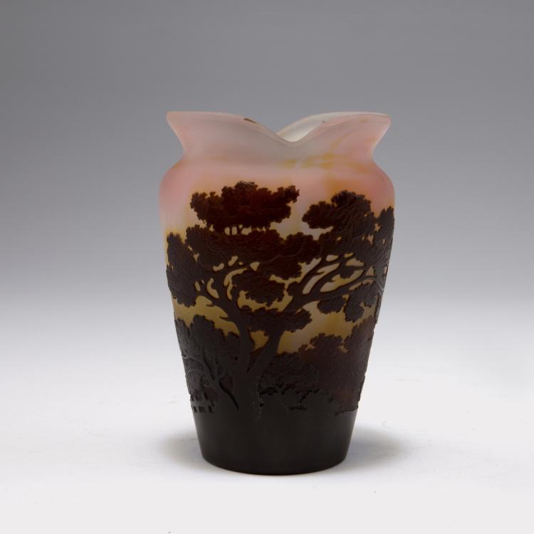 Hauptbild zu Objekt, 'Paysage de verre' vase, 1906-14, Gall&eacute;, Emile, Nancy, 120 235