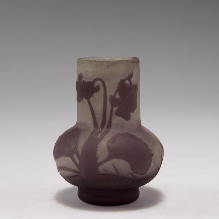 Hauptbild zu Objekt, 'Violettes' vase, 1904-06, Gall&eacute;, Emile, Nancy, 120 194