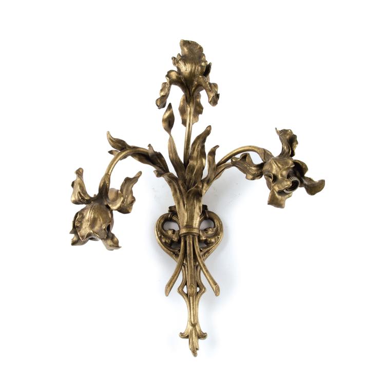 Hauptbild zu Objekt, Floral sconce, c1900, Nancy, 120 733