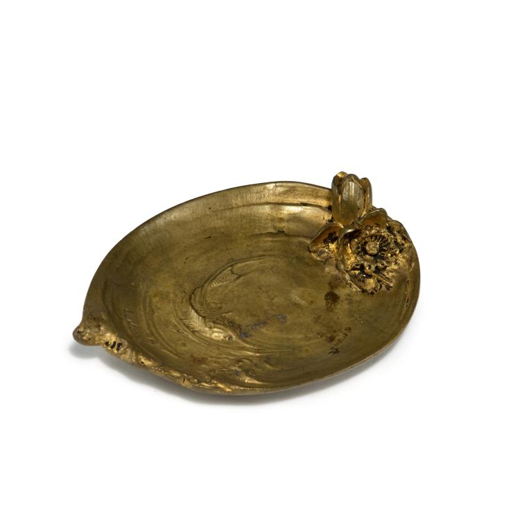 Hauptbild zu Objekt, Small 'Pond' decorative plate, c1900, L&eacute;on Kann, Kann, L&eacute;on, Paris, 120 722