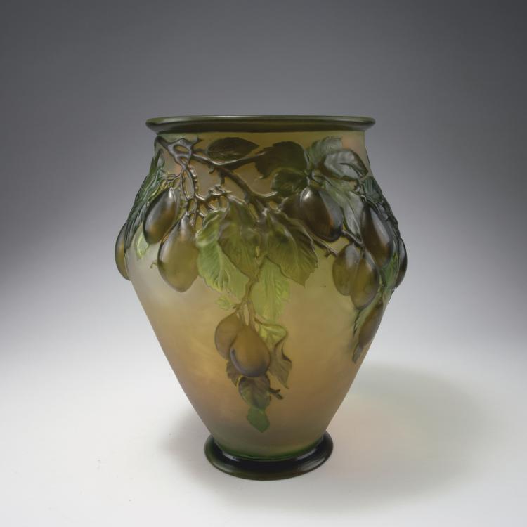 Hauptbild zu Objekt, 'Prunes' souffl&eacute; vase, 1920-25, Gall&eacute;, Emile, Nancy, 120 249