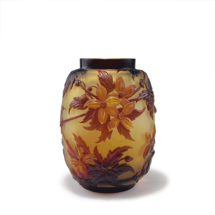 Hauptbild zu Objekt, 'Cl&eacute;matites' souffl&eacute; vase, 1920-25, Gall&eacute;, Emile, Nancy, 120 253