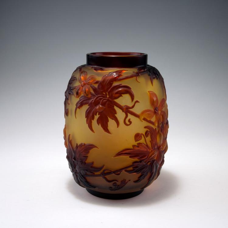 Bild 1 zu Objekt, 'Cl&eacute;matites' souffl&eacute; vase, 1920-25, Gall&eacute;, Emile, Nancy, 120 253
