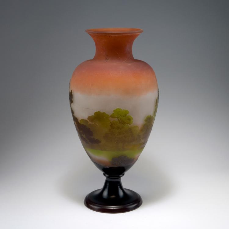 Bild 2 zu Objekt, Tall 'Paysage lacustre' vase, 1906-14, Gall&eacute;, Emile, Nancy, 120 241