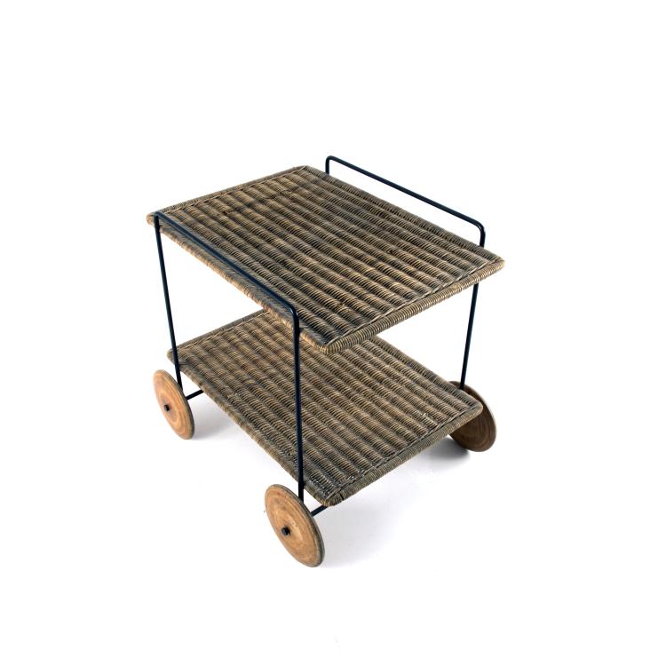 Bild 1 zu Objekt, Serving cart, 1953, Carl Aub&ouml;ck, Werkst&auml;tte Karl Aub&ouml;ck, Wien, 137B 275