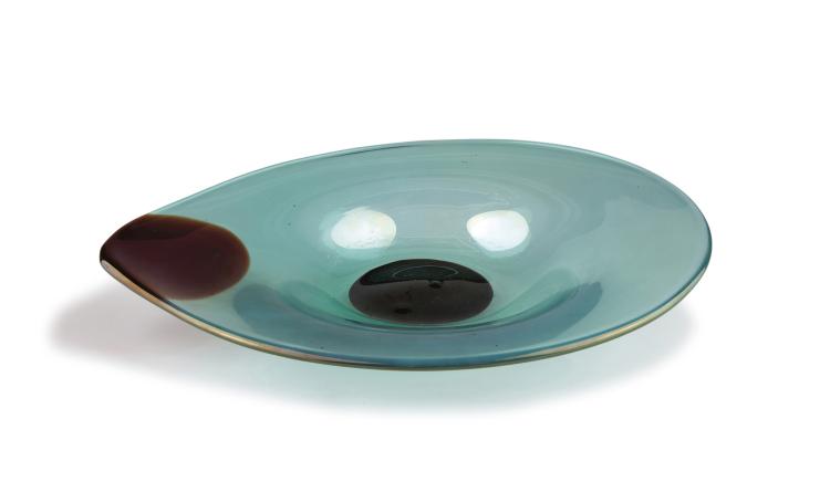 Hauptbild zu Objekt, 'A macchie' bowl, c1942, Carlo Scarpa, Venini & C., Murano, 137C 627