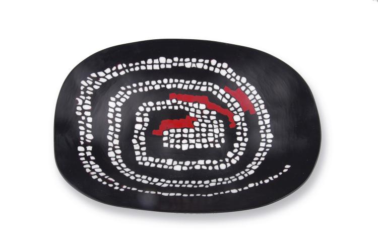 Hauptbild zu Objekt, 'Murrina del serpente' bowl, 1940, Carlo Scarpa, Venini & C., Murano, 137C 624