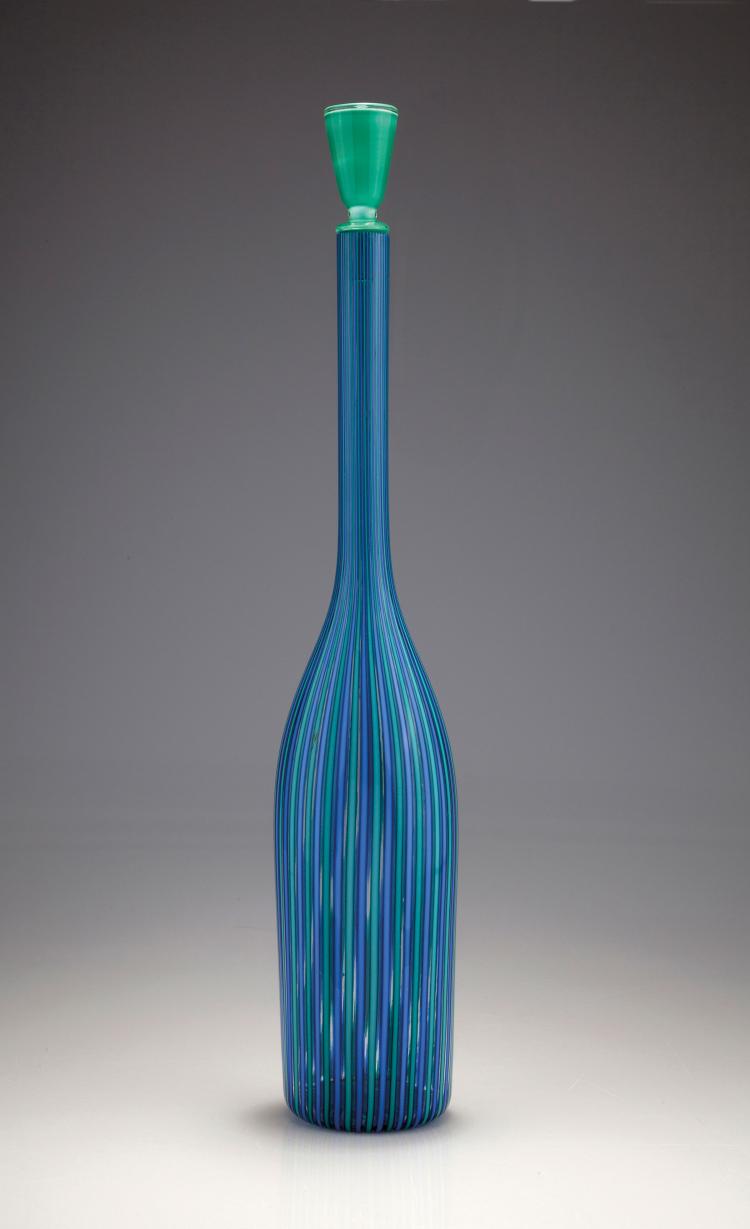 Hauptbild zu Objekt, 'A fasce' bottle, c1958, Dino Martens, Toso, Aureliano, Murano, 137C 706