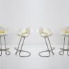 Four 'Soshun Margherita' bar stools, 1990