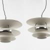 Set of two ceiling lights 'Charlottenborg', 1980