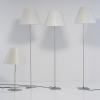 Set of three floor lamps and a table light 'Costanza', 1986