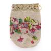 Perlbeutel mit Blumenranke, um 1900