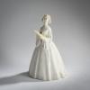 Crinoline with a fan, c. 1915
