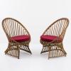 2 wicker chairs, c. 1956